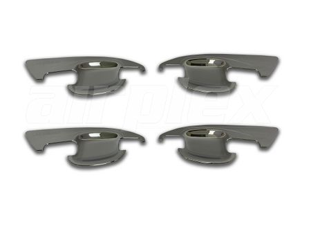 DOOR HANDLE SCRATCH GUARD / BOWL SET CHROME