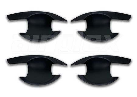 DOOR HANDLE SCRATCH GUARD / BOWL SET BLACK