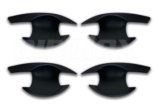 DOOR HANDLE SCRATCH GUARD / BOWL SET BLACK