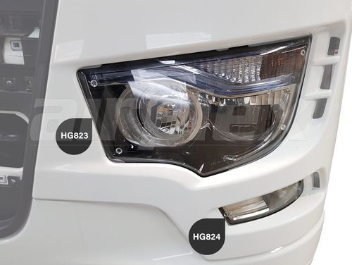 HEADLIGHT GUARD - CLEAR - PAIR