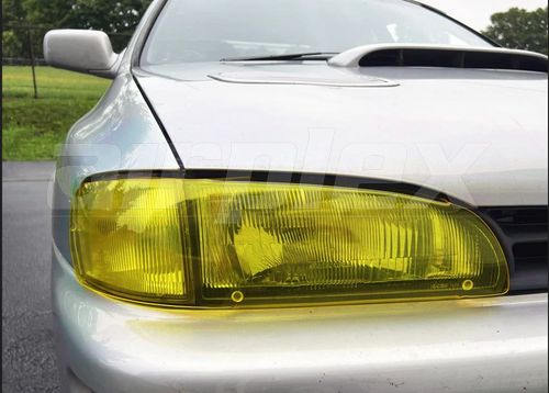 HEADLIGHT GUARD - YELLOW - PAIR