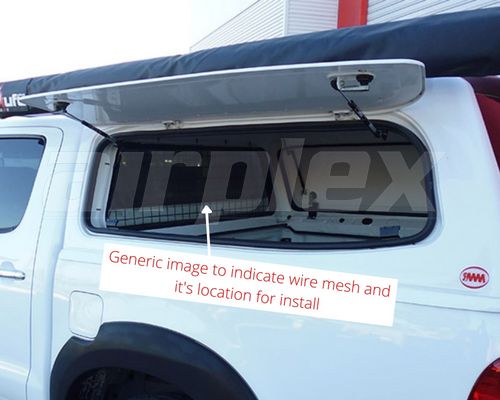 FRONT CAB WINDOW WIRE MESH GRILL V2 CANOPY - CONTACT US   This item may not be available