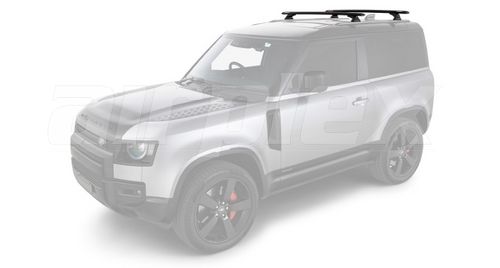 Roof Rack - Vortex RCH-RCL Black 2 Bar Roof Rack