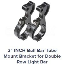 LIGHT BAR BRACKET - 2" double row