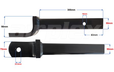 TOW BAR TONGUE - 21171