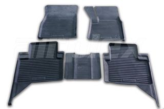 FLOOR MAT SET - RUBBER - HILUX 2015+ Double Cab