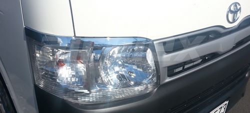 HIACE 200 HEADLAMP RIM - CHROME HLR-T48C - CONTACT US   This item may not be available