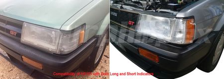 HEADLIGHT GUARD - DARK TINT - PAIR