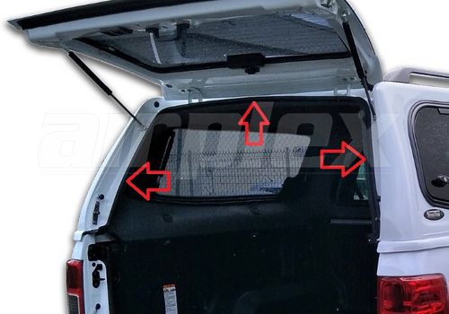 RUBBER DOOR SEAL V2 - ON CANOPY