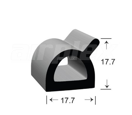 RUBBER DUST SEAL (PER METRE)