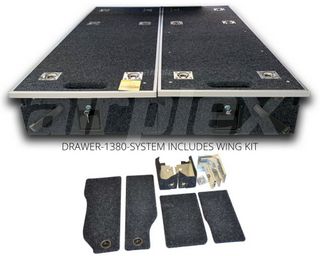 SLIDING DRAWER SYSTEM - LOW PROFILE (INCLUDES WING/SIDE KIT)