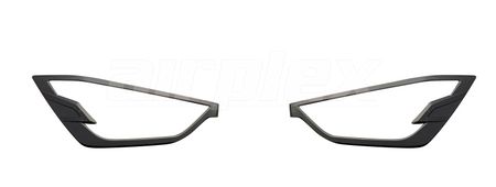 HEADLIGHT TRIM SET BLACK