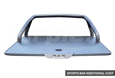 HARD LID - ALLOY - TO SUIT SPORTS BAR - BLACK suit Toyota Hilux