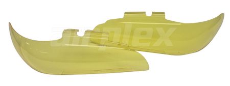 HEADLIGHT GUARDS - YELLOW - PAIR