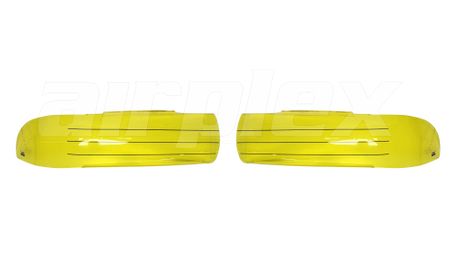 HEADLIGHT GUARDS - YELLOW - PAIR