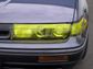 HEADLIGHT GUARDS - YELLOW - PAIR