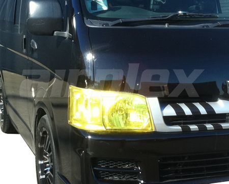 HEADLIGHT GUARDS - YELLOW - PAIR