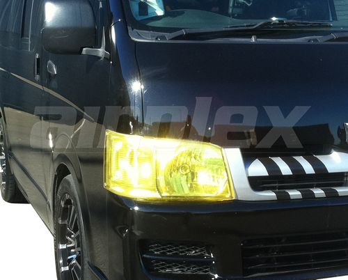 HEADLIGHT GUARDS - YELLOW - PAIR