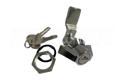 ALLOY LID LOCKS (EACH) Turn Style - with key HL7 (SMITH STYLE)