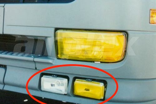 HEADLIGHT GUARDS - YELLOW - PAIR