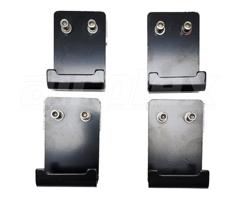 4 x oversized BRACKETS & SCREWS (To fit 3FOLD HC with over-rail bedliner)