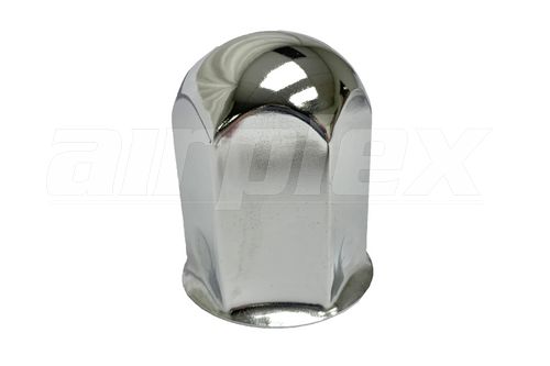 WHEEL NUT COVER - STAINLESS - 41MM X 63MM HIGH