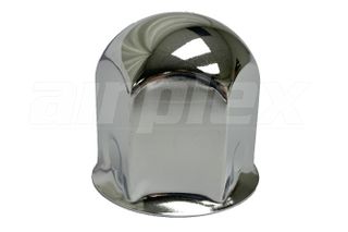 WHEEL NUT COVER - STAINLESS - 41MM X 49MM HIGH