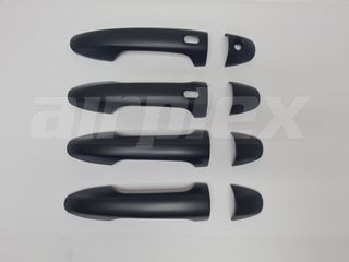 DOOR HANDLE COVER SET - BLACK -  suit Toyota Hilux