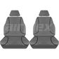 SEAT COVERS - FRONT - 14 OZ HD - BLACK