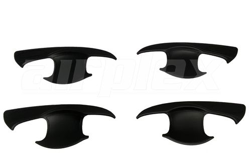 DOOR HANDLE SCRATCH GUARD / BOWL SET - BLACK