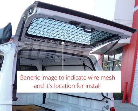 REAR WINDOW WIRE MESH GRILL V2 CANOPY