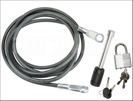 TOWBAR HITCH PIN Lock & Cable