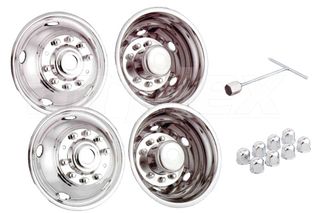 WHEEL TRIM - 19.5" SS Wheel Trim Set - to suit Ford F450 only (set)