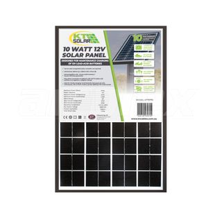 SOLAR PANEL - 10 Watt, 12V Single Cell Mono-crystalline Solar Panel