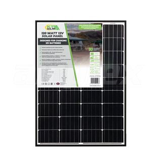 SOLAR PANEL - 120 Watt, 12V Single Cell Mono-crystalline Solar Panel