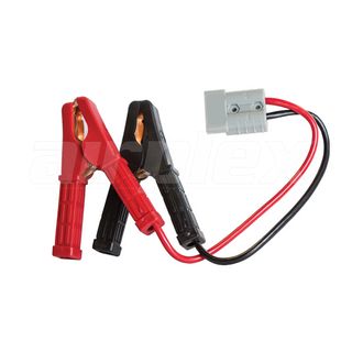 SOLAR PANEL - 50 Amp, 12-36V Connector To 200A Insulated Battery Clamps (300mm)