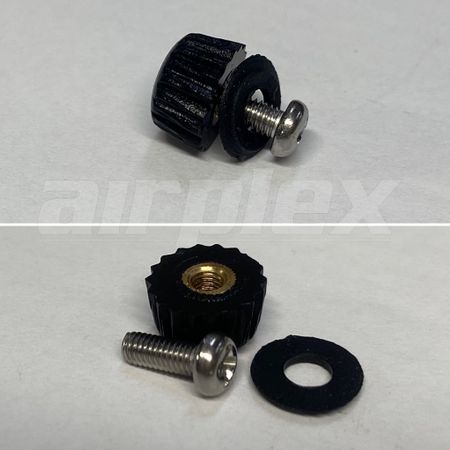 KNURLED NUT/CAP FASTENER SET