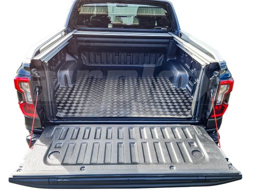 BED MAT - RUBBER NON SKID - suits vehicles WITH OEM tray liner