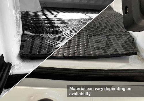 BED MAT - RUBBER NON SKID - suits vehicles WITH OEM tray liner