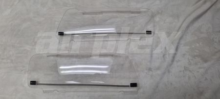 HEADLIGHT GUARD - CLEAR - PAIR