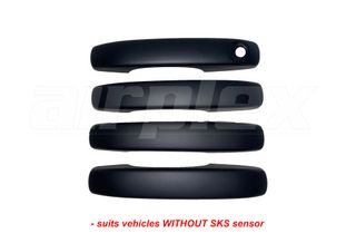 DOOR HANDLE COVER SET - BLACK - WITHOUT SKS BUTTON HOLE