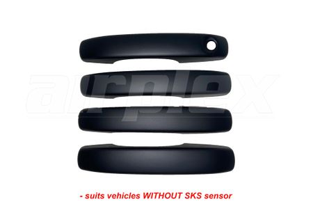 DOOR HANDLE COVER SET - BLACK - WITHOUT SKS BUTTON HOLE