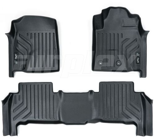 RUBBER FLOOR MATS - D/C Next-Gen Ranger 2022+, VW Amarok 2023+