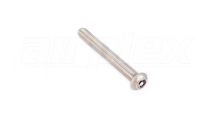 M6 x 50mm Button Head Security Screw (Stainless Steel) (6 Pack)