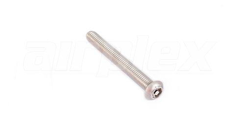 M6 x 50mm Button Head Security Screw (Stainless Steel) (6 Pack)