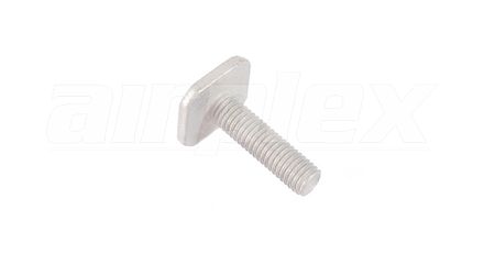 M8 x 30mm Square Head Set Screw (Galvanised) (4 Pack)