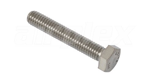 M6 X 35mm Hex Set Screw (Stainless Steel) (6 Pack)