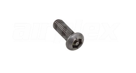 M6 x 16mm Button Security Screw (Stainless Steel) (6 Pack)