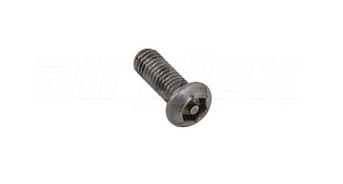 M6 x 16mm Button Security Screw (Stainless Steel) (6 Pack)