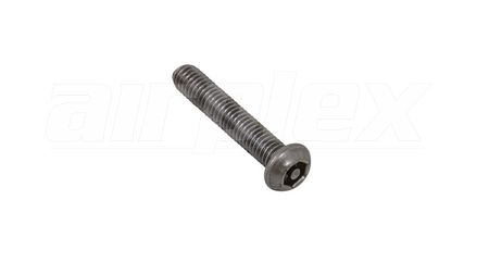 M6 x 32mm Button Security Screw (Stainless Steel) (6 Pack)